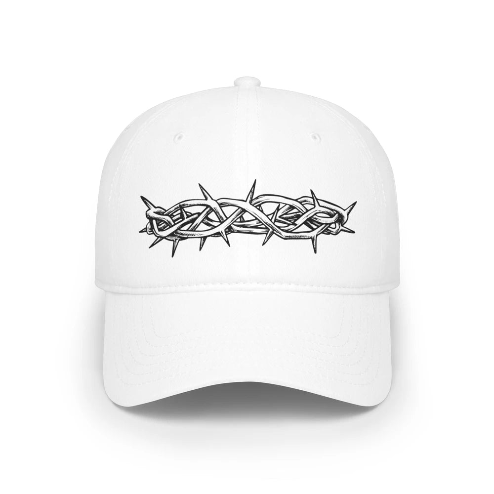 Crown of Thorns Embroidered Baseball Cap