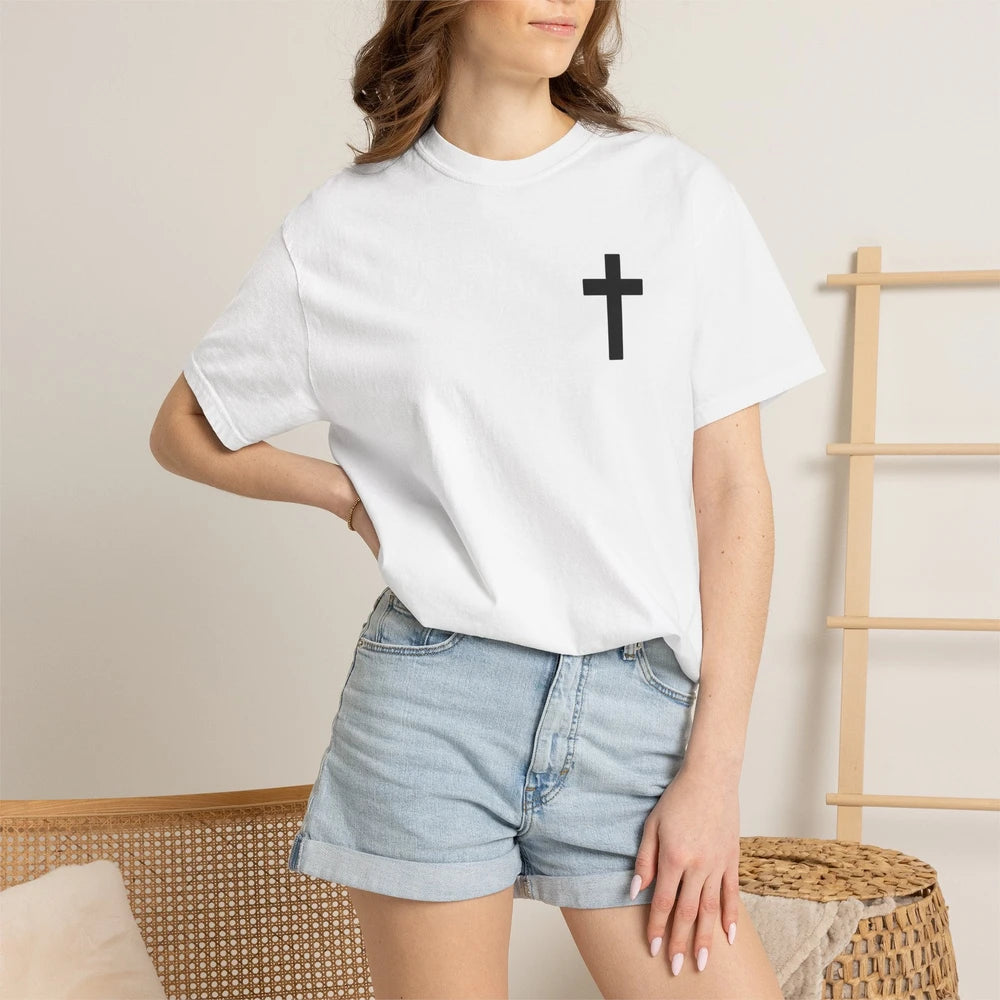 John 3:16 Crucifixion T-Shirt — Christian Cross Faith Tee