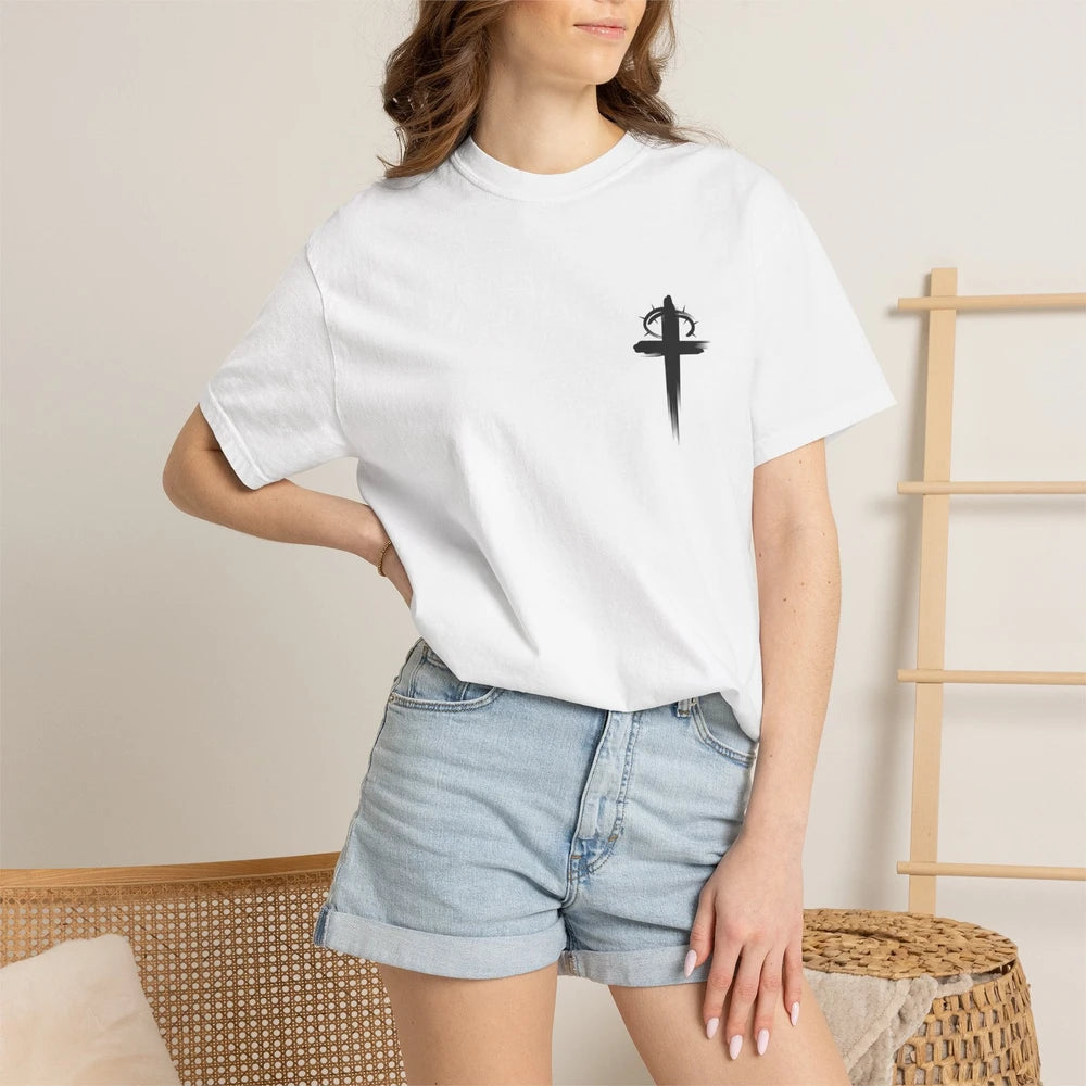 Prayer Hands T-Shirt — "Pray at All Times in the Spirit" Ephesians 6:18 Christian Tee